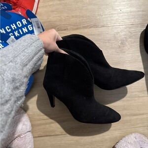 H&M Black Heeled Ankle Boots